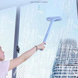 Long Handle Window Mesh Screen Brush Curtain Net Wipe Cleaner Retractable Carpet Brush Dust Removal Brush Home Cleaning Tools