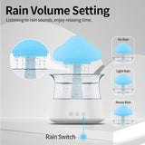 Rain Cloud Design Colorful Night Light Aroma Diffuser USB Air Diffusers Mist Maker Machine  Mushroom  Humidifier