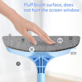 Long Handle Window Mesh Screen Brush Curtain Net Wipe Cleaner Retractable Carpet Brush Dust Removal Brush Home Cleaning Tools